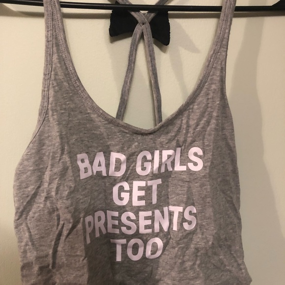 VS grey cropped tank. Size S. Sleepwear. - Picture 3 of 5